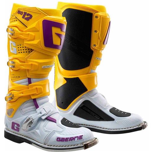 Gaerne sg-12 limited edition motorcycle boots bianco, oro eu 44 uomo