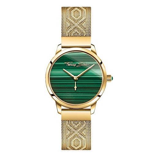 Thomas Sabo orologio analogueico quarzo donna con cinturino in acciaio inox wa0365-264-211-33 mm