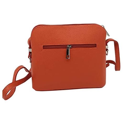 Puccio Pucci trlbc100137, borsa di pelle womens, arancia, 30x20x4 cm