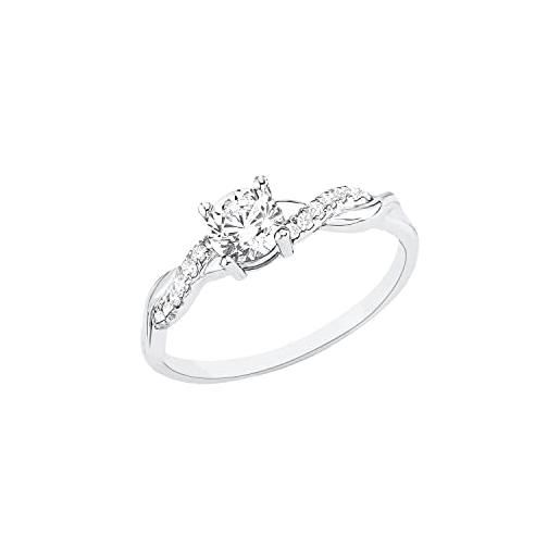 s.Oliver anello in argento 925 da donna, argento, fornito in confezione regalo per gioielli, 2020859