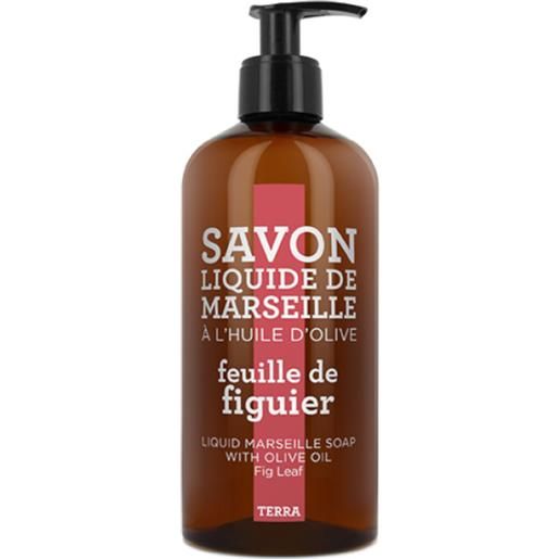 Compagnie de Provence terra - feuille de figuier savon liquide de marseille 500 ml