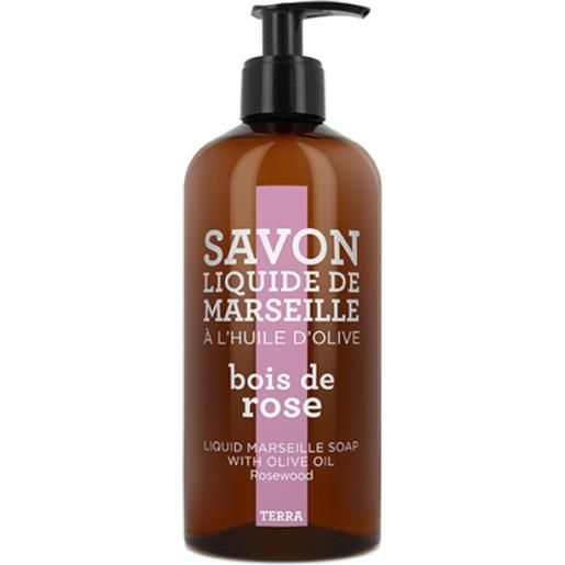 Compagnie de Provence terra - bois de rose savon liquide de marseille 500 ml