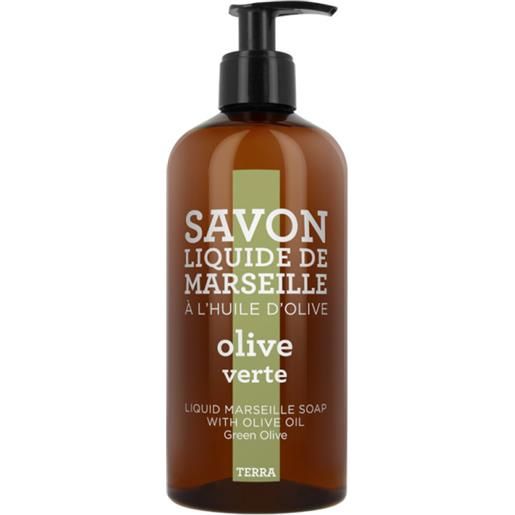 Compagnie de Provence terra - olive verte savon liquide de marseille 500 ml