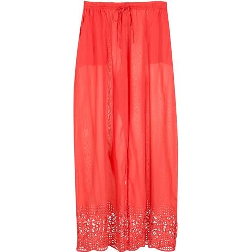 Amir Slama pantaloni a palazzo - rosso