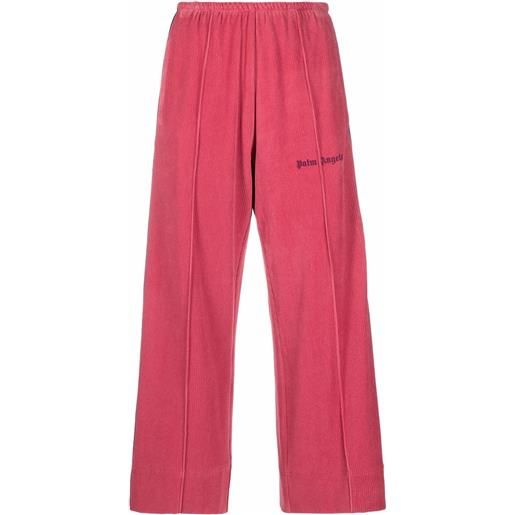 Palm Angels pantaloni sportivi con stampa - rosa