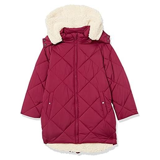 Amazon Essentials cappotto di piumino imbottito lungo bambine e ragazze, rosa chiaro, 4 anni