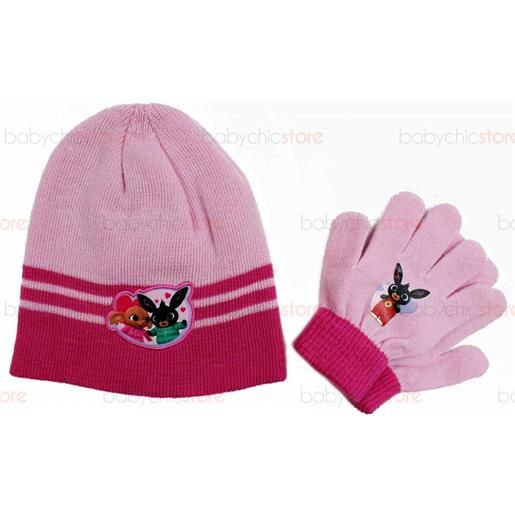 Regabilia set cappello e guanti di bing - rosa