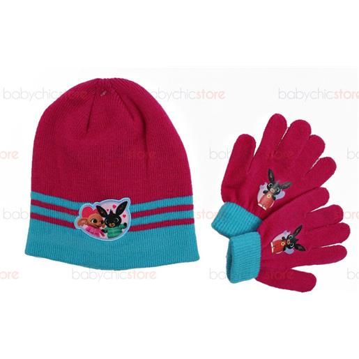 Regabilia set cappello e guanti di bing - fucsia