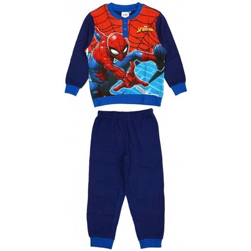 Regabilia pigiama disney spiderman - blu 3 anni