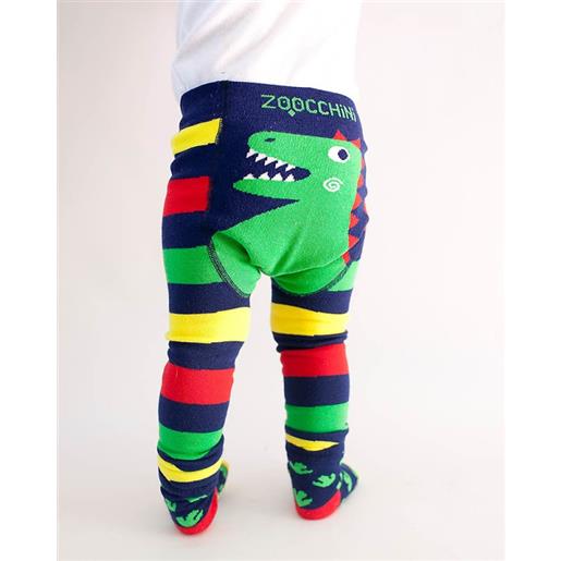 Zoocchini set leggings e calzini antiscivolo - dinosauro 12-18 mesi