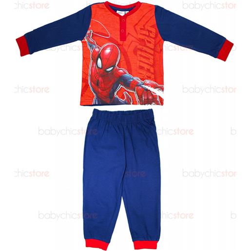 Regabilia pigiama primavera/estate spiderman rosso - 8 anni