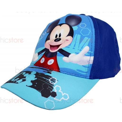Regabilia cappellino con visiera mickey mouse - blu