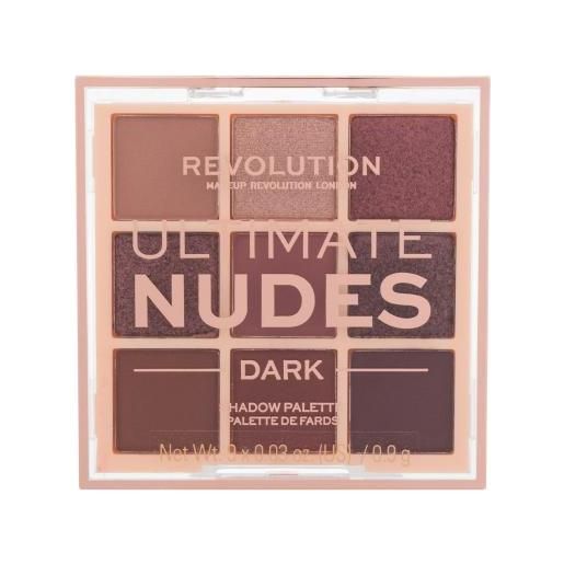 Makeup Revolution London ultimate nudes palette di ombretti per occhi 8.1 g tonalità dark