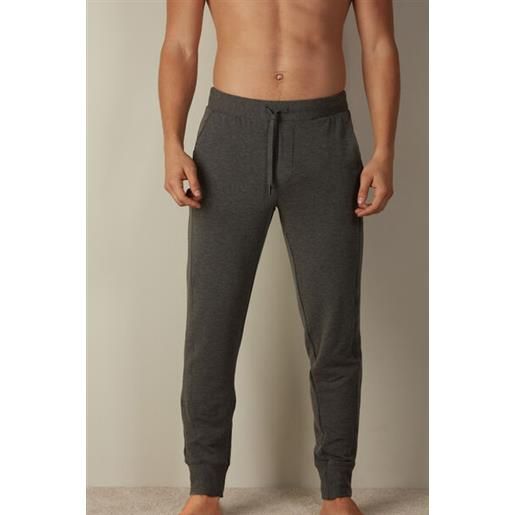 Intimissimi pantalone lungo in modal/cashmere grigio scuro