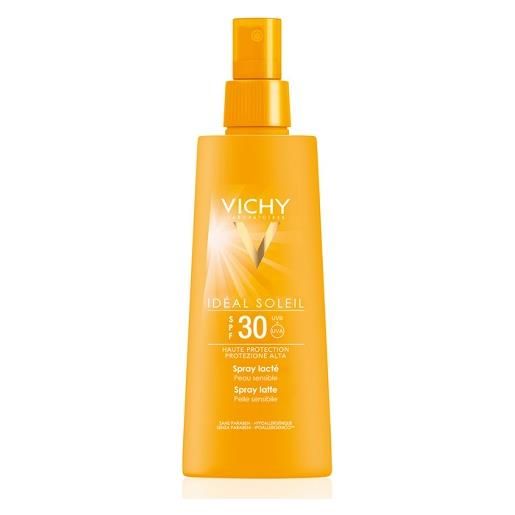 Vichy ideal soleil protezione alta pelle sensibile spf30+ spray latte 200 ml