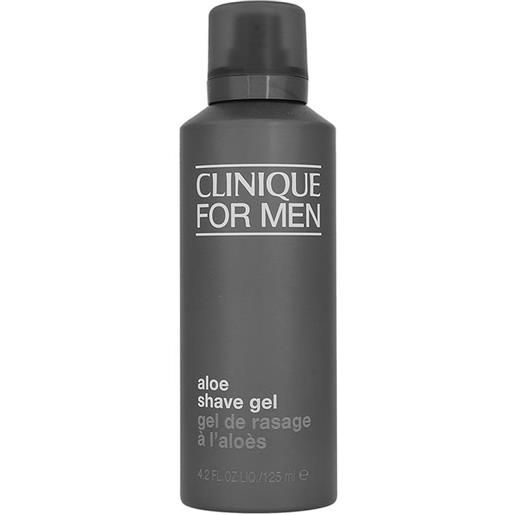 Clinique for men - aloe shave gel bomboletta da barba all'aloe 125 ml