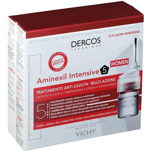 Vichy dercos aminexil trattamento anticaduta donna 12 fiale 12 x 6 ml