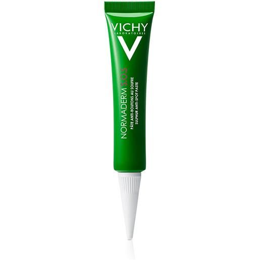 Vichy normaderm pasta anti-brufoli allo zolfo secca i brufoli, lenisce la pelle e corregge le imperfezioni 20 ml