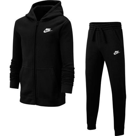 Nike tuta ragazzo Nike sportswear core nera