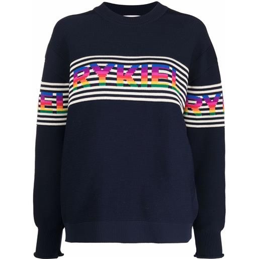 Sonia Rykiel maglione a righe - blu