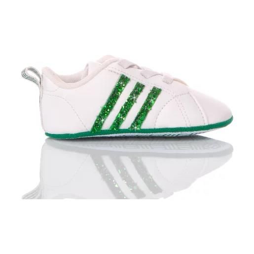 Adidas culla glitter green