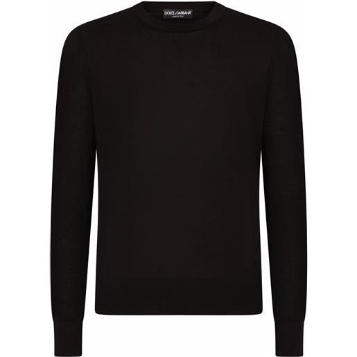 Dolce & Gabbana maglione girocollo - nero