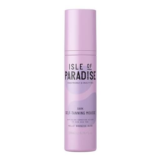 Isle of Paradise - mousse per abbronzatura, 200 ml, schiuma autoabbronzante, ingredienti naturali e vegana (la confezione può variare)