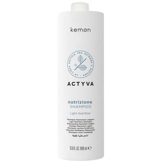Kemon actyva nutrizione light shampoo 1000 ml
