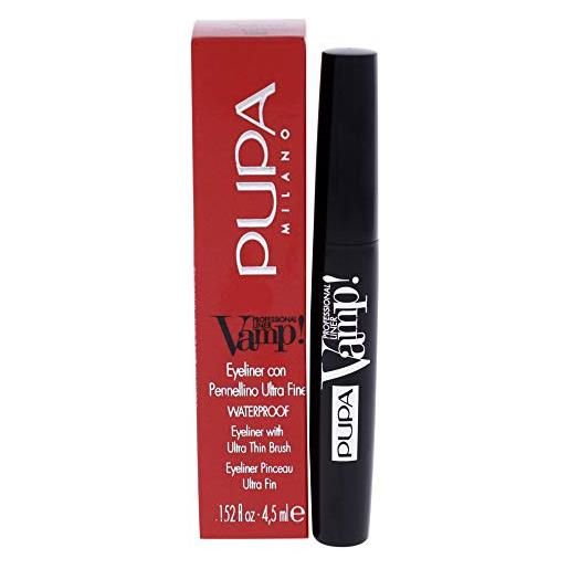 Pupa vamp professional liner eyeliner waterproof tonalità 100 extrablack