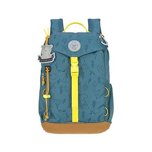 Lässig zaino per l'asilo zaino per bambini con tracolla idrorepellente, 9 litri/ mini outdoor backpack adventure blu