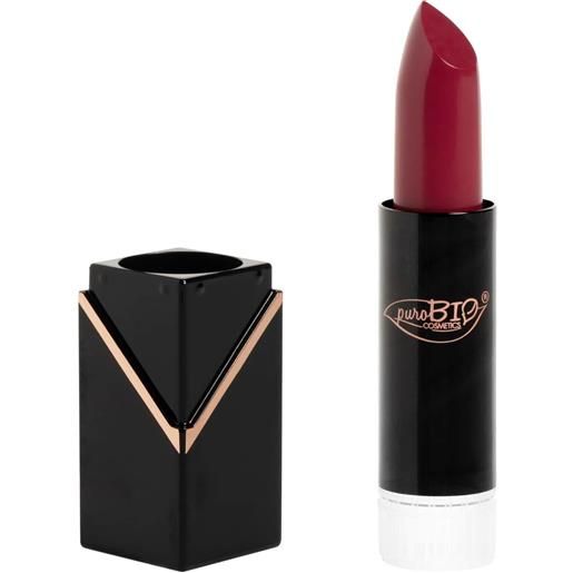 puroBIO lipstick creamy-matte refill rossetto 102 fucsia scuro