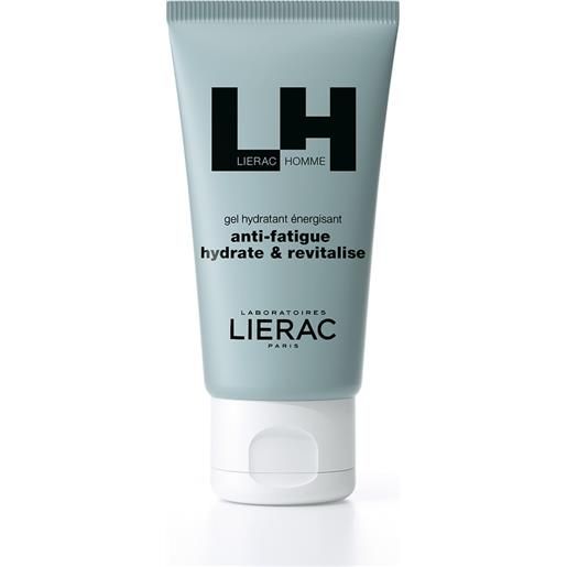 Lierac Homme - gel idratante energizzante anti-fatica viso e occhi, 50ml