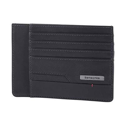 Samsonite pro-dlx 5 slg - porta carte di credito, 12.5 cm, nero (black)