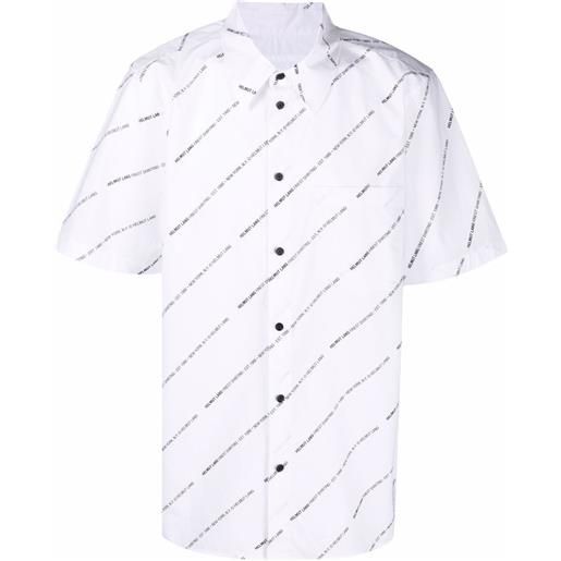 Helmut Lang camicia con stampa - bianco