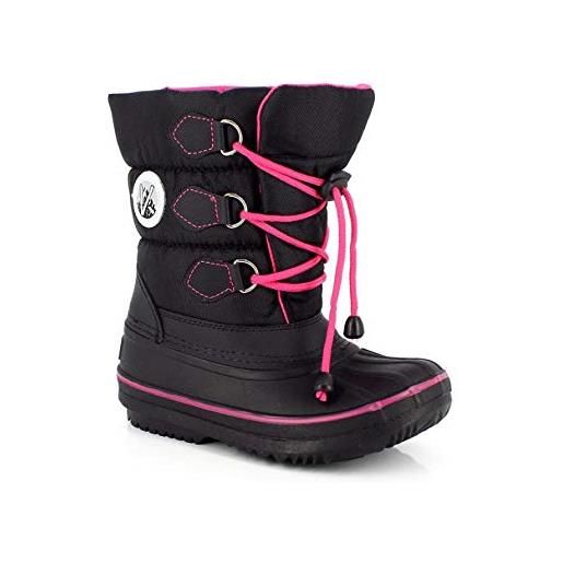 KIMBERFEEL stivale invernale plagne nero/rosa eu 41