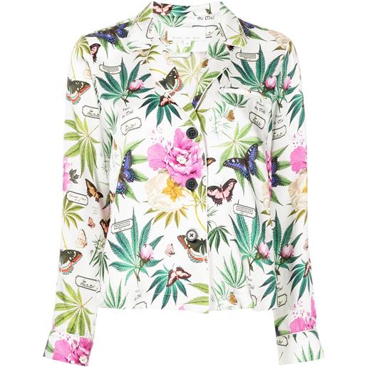 Fleur Du Mal camicia stile pigiama fleur - multicolore