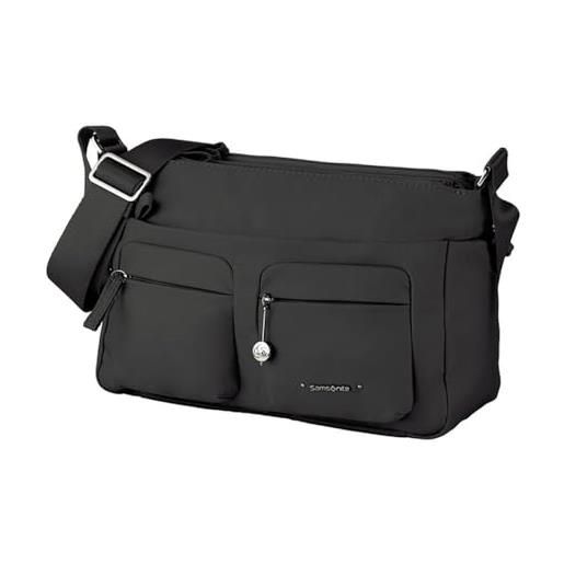 Samsonite move 3.0 - tracolla m con 2 tasche frontali, 28 cm, nero (black)