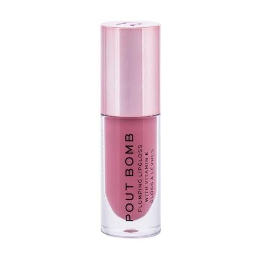 Makeup Revolution London pout bomb gloss labbra rimpolpante 4.6 ml tonalità kiss
