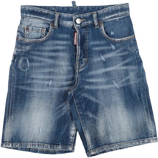 40% di sconto Uomo Abbigliamento da Shorts da Shorts casual Shorts denim con vita mediaAlexander McQueen in Cotone da Uomo colore Blu 