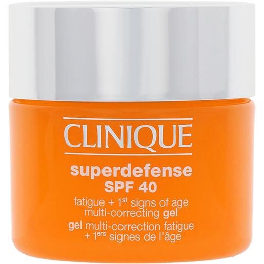 CLINIQUE superdefence spf40 multi-correcting gel gel anti-età viso 50 ml