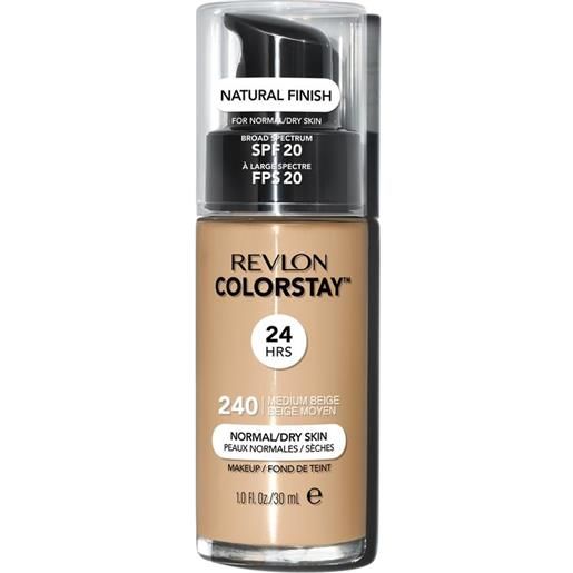 Revlon colorstay makeup for normal/dry skin spf 20 - fondotinta pelli normali/secche 240 - medium beige