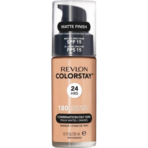 Revlon colorstay makeup for combination/oily skin spf 15 180 - sand beige