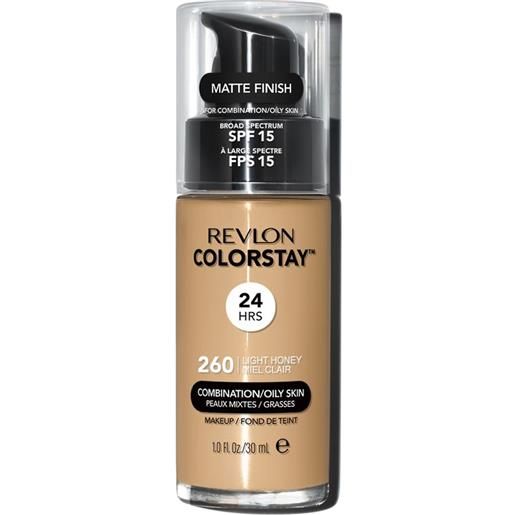 Revlon colorstay makeup for combination/oily skin spf 15 260 - light honey