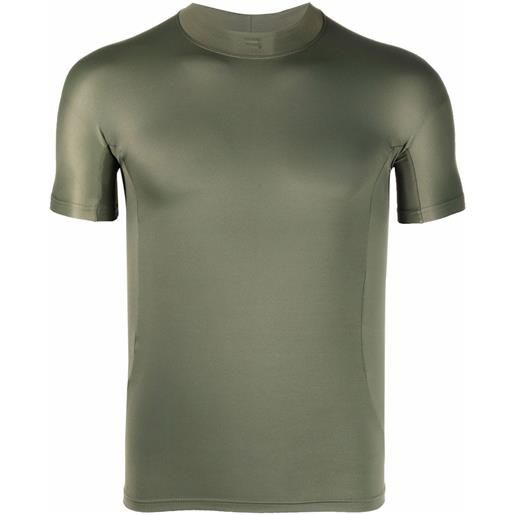 Balenciaga t-shirt aderente sporty b - verde
