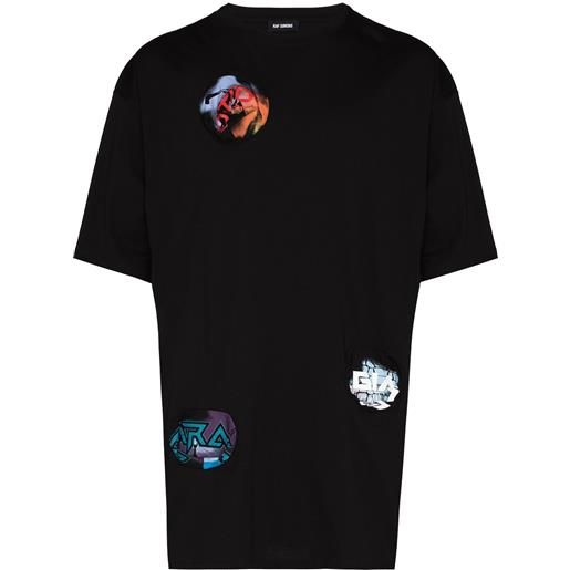 Raf Simons t-shirt oversize - nero