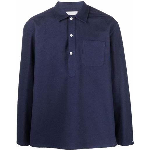 Mackintosh camicia military - blu