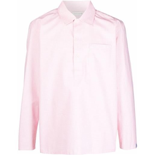 Mackintosh camicia a quadri military - rosa