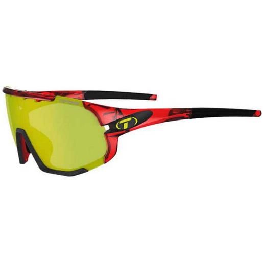 Tifosi sledge clarion interchangeable sunglasses rosso, nero clarion yellow/cat3 + ac red/cat2 + clear/cat0