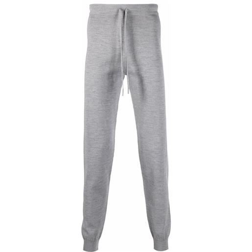 Corneliani pantaloni sportivi con coulisse - grigio