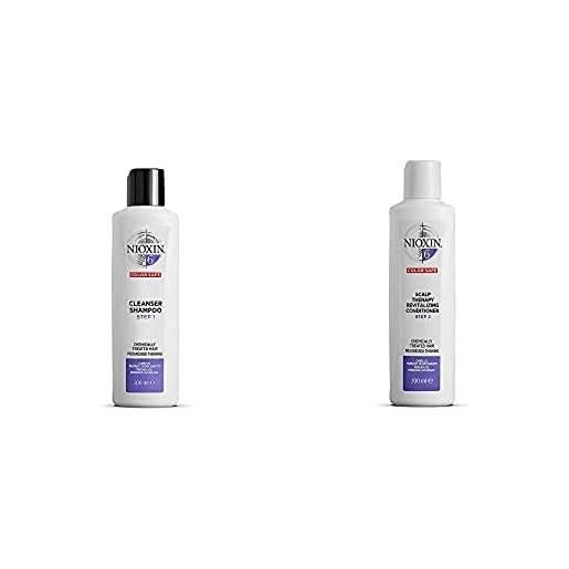 Nioxin shampoo sistema 6 per capelli trattati chimicamente e assottigliati - 300 ml + NIOXIN conditioner sistema 6 per capelli trattati chimicamente e assottigliati - 300 ml